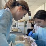 Команда хирургического кружка "Оперблок"  провела мастер-класс для лицеистов